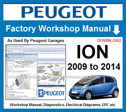 Peugeot Ion Service Repair Manual Download